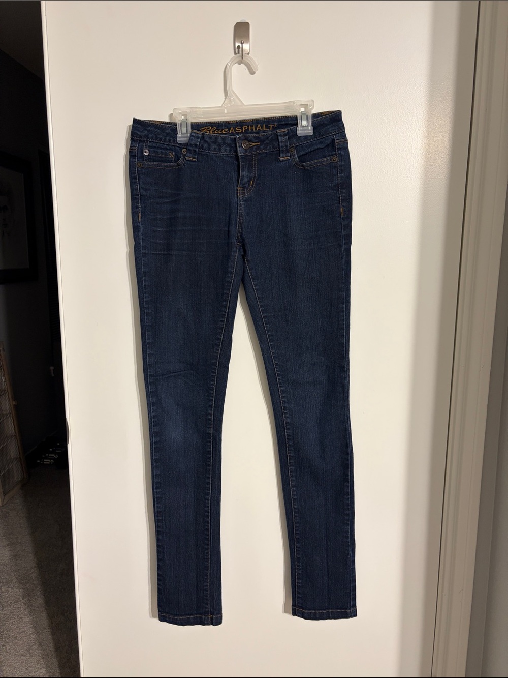 Blue Asphalt Women's Deep Indigo Skinny Jeans